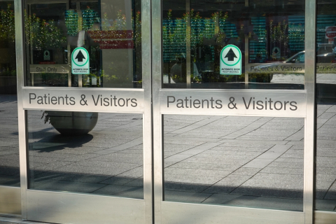Visitor Entrance to Hospital
